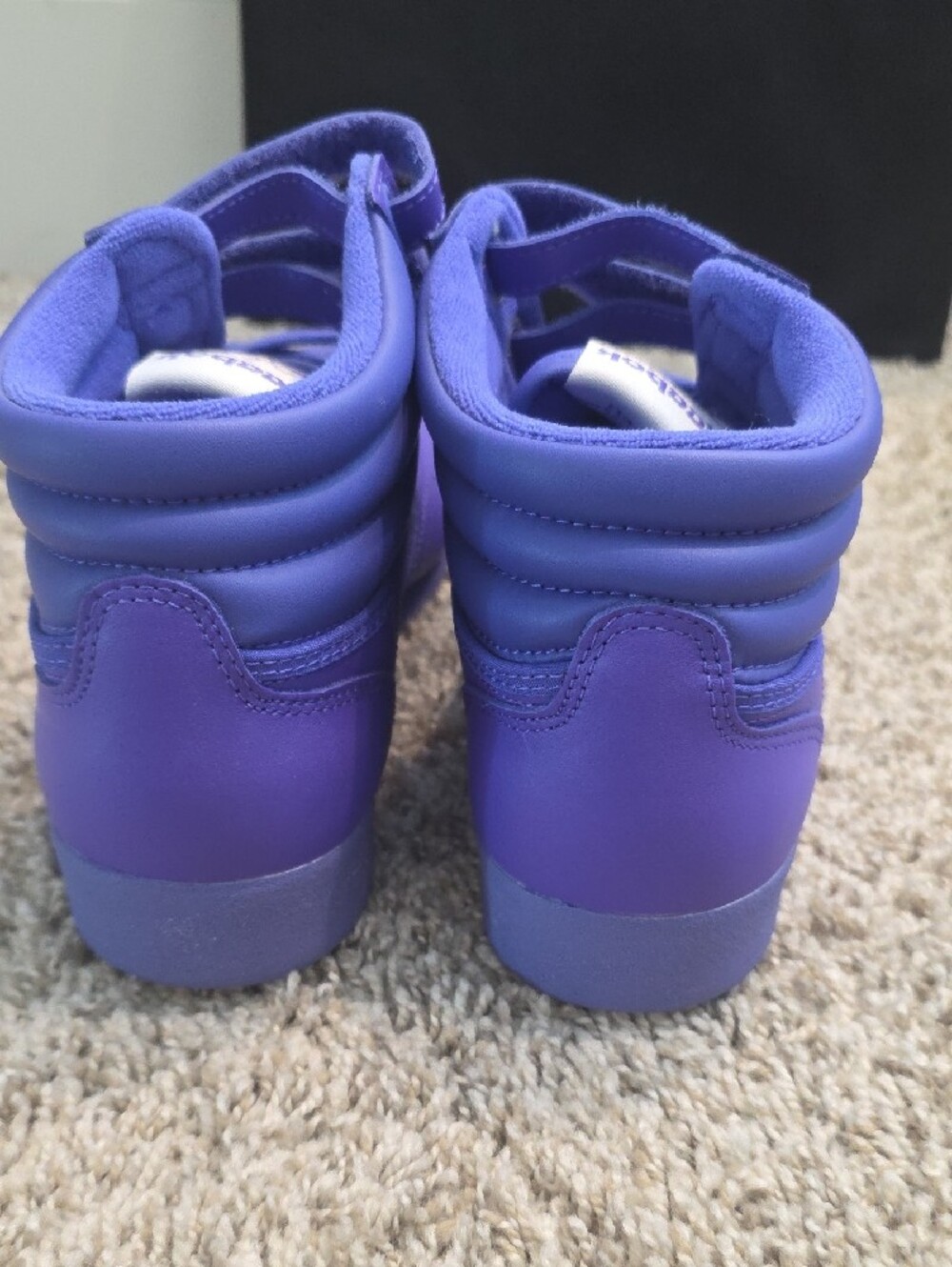 Reebok Purple High-Top Sneakers with Double Straps - Picture 7 of 11